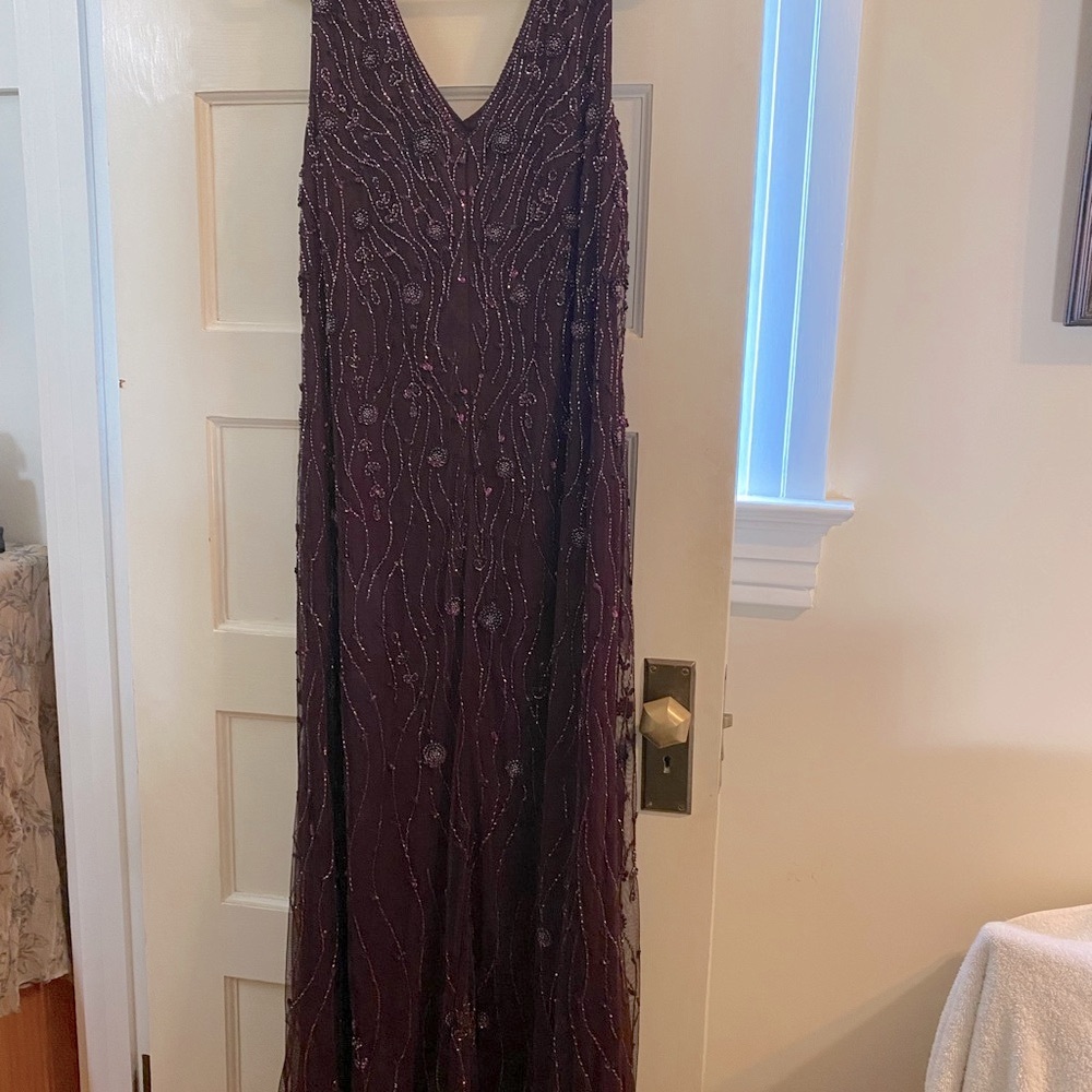 Elegant Purple Evening Gown